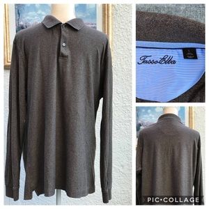 Jasso Elba Long Sleeve Men's  Sweater Polo L